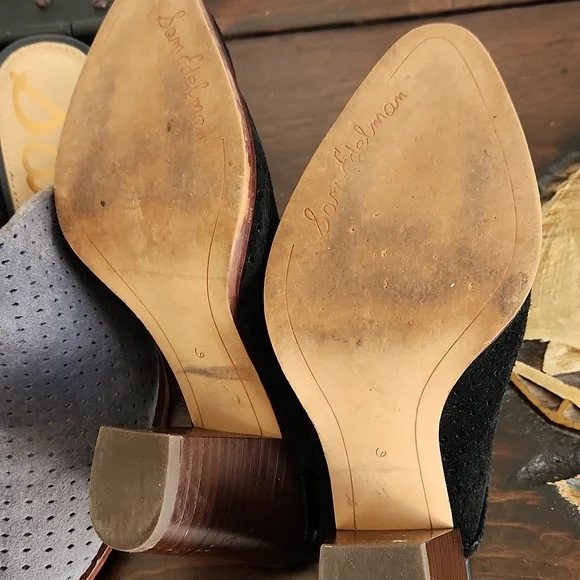Sam Edelman black suede mules - Picture 5 of 5